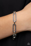 Still Not OVAL You - Blue Bracelet Paparazzi