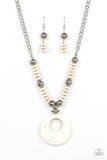 Oasis Goddess - White Necklace Paparazzi