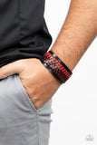 Punk Rocker Road - Red Urban Bracelet Paparazzi