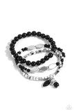 Redefined Romance - Black Bracelet Paparazzi