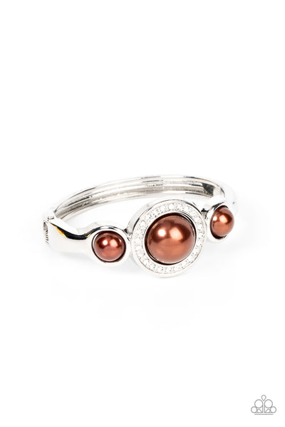 Debutante Daydream - Brown Pearl Bracelet Paparazzi Incoming