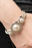 Debutante Daydream - White Pearl Bracelet Paparazzi