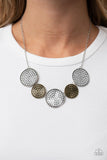 Self DISC-overy - Multi-Colored Necklace Paparazzi