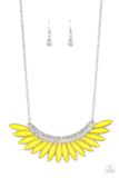 Flauntable Flamboyance - Yellow Necklace Paparazzi