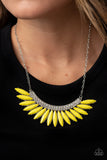Flauntable Flamboyance - Yellow Necklace Paparazzi