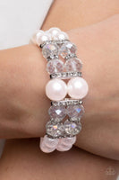 Timelessly Tea Party - Pink Pearl Bracelet Paparazzi