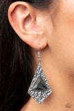 Cosmic Destination - Silver Earrings Paparazzi