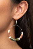 Earthy Esteem - Green Earrings Paparazzi