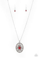 Sonata Swing - Red Necklace Paparazzi