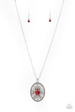 Sonata Swing - Red Necklace Paparazzi