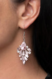 Stellar-escent Elegance - Pink Earrings Paparazzi