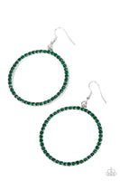 Head-Turning Halo - Green Earrings Paparazzi