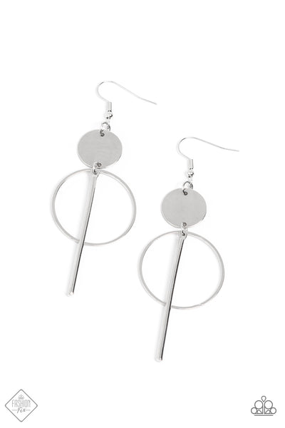 Harmoniously Balanced - Silver Earrings Paparazzi