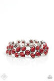 Marina Romance - Red Bracelet Paparazzi