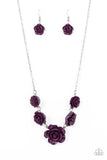 PRIMROSE and Pretty - Purple Floral Necklace