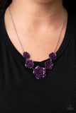 PRIMROSE and Pretty - Purple Floral Necklace