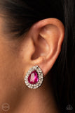 Haute Happy Hour - Pink Earrings Paparazzi