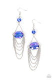 Ethereally Extravagant - Blue Earrings Paparazzi