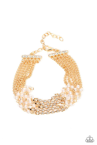 Experienced in Elegance - Gold Bracelet Paparazzi