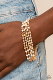 Experienced in Elegance - Gold Bracelet Paparazzi