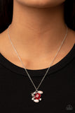 Prismatic Projection - Red Necklace Paparazzi