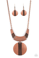 Metallic Enchantress - Copper Necklace Paparazzi