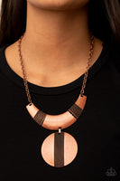 Metallic Enchantress - Copper Necklace Paparazzi