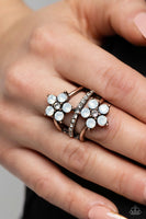 Precious Petals - Copper Floral Ring Paparazzi