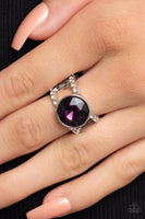 High Roller Sparkle - Purple Ring Paparazzi