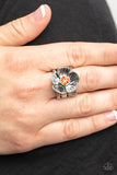 Prismatically Petunia - Orange Ring Paparazzi