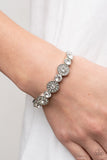 Crowns Only Club - White Bracelet Paparazzi