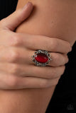 Radiantly Reminiscent - Red Ring Paparazzi