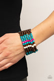 Dive into Maldives - Blue Bracelet Paparazzi