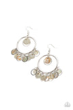 Cabana Charm - Silver Earrings Paparazzi