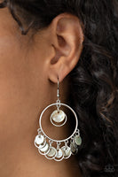 Cabana Charm - Silver Earrings Paparazzi