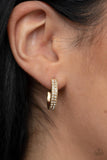 Small Town Twinkle - Gold Earrings Paparazzi