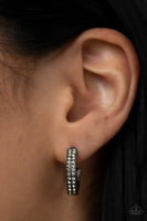 Small Town Twinkle - Black Earrings Paparazzi