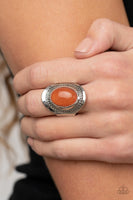 Rockable Refinement - Orange Ring  Paparazzi