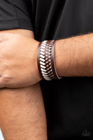 Punk Rocker Road - Brown Bracelet Paparazzi