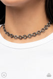 Grit and Grind - Black Necklace Paparazzi