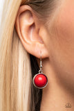 Eye of the BEAD-holder - Red Necklace Paparazzi (#117)