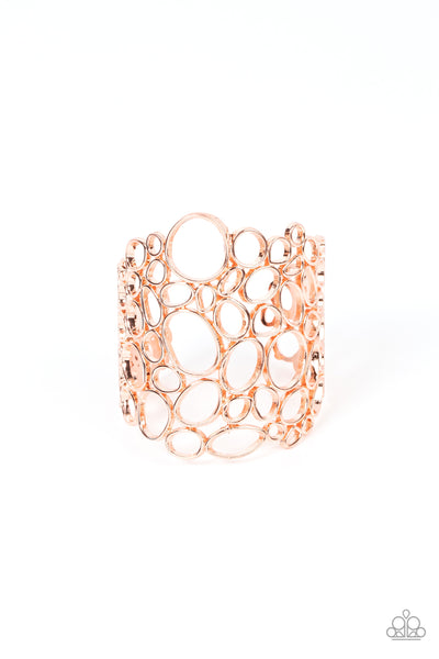 All Turned Around - Copper Bracelet Paparazzi