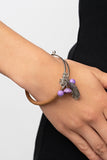 Running a-FOWL - Purple Bracelet Paparazzi
