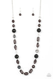 Timelessly Tailored - Black Necklace Paparazzi