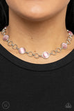 Dreamy Distractions - Pink Choker Necklace Paparazzi