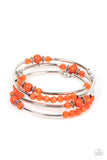 Whimsically Whirly - Orange Bracelet Paparazzi