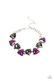Pumped up Prisms - Purple Bracelet Paparazzi