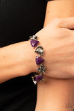 Pumped up Prisms - Purple Bracelet Paparazzi