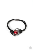Keep Your Distance - Red Bracelet Paparazzi