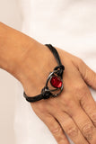 Keep Your Distance - Red Bracelet Paparazzi